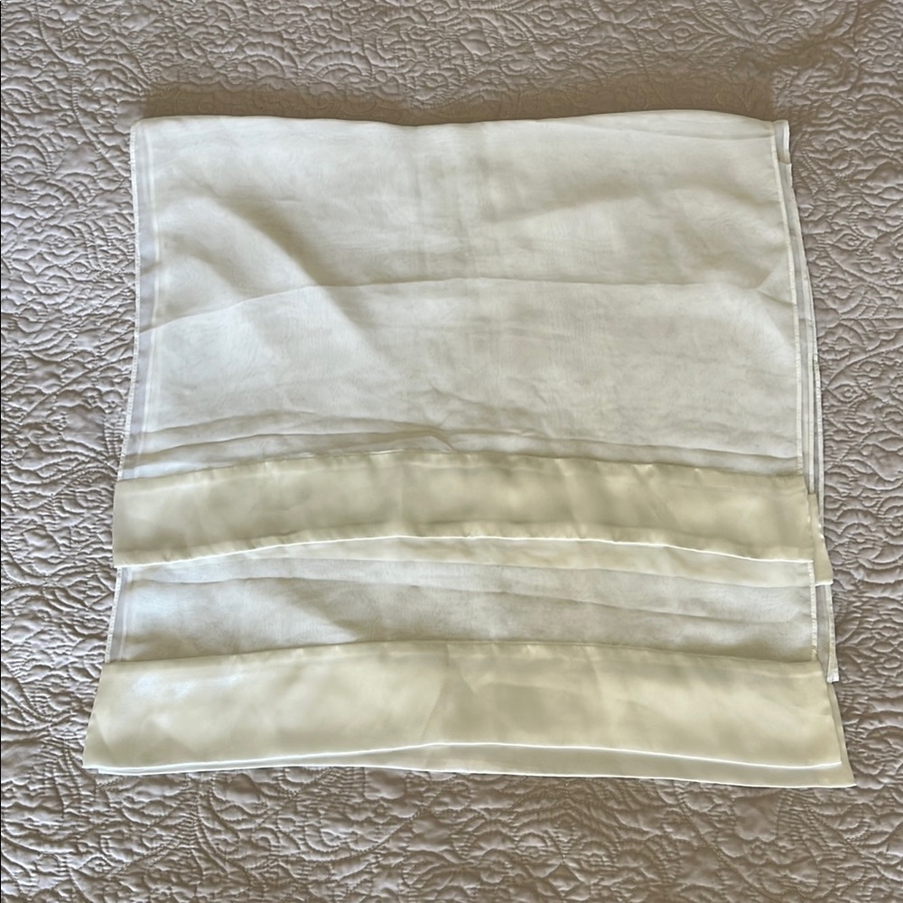 Elegant Cream Scarf